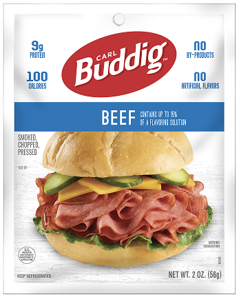 Buddig lunchmeat package
