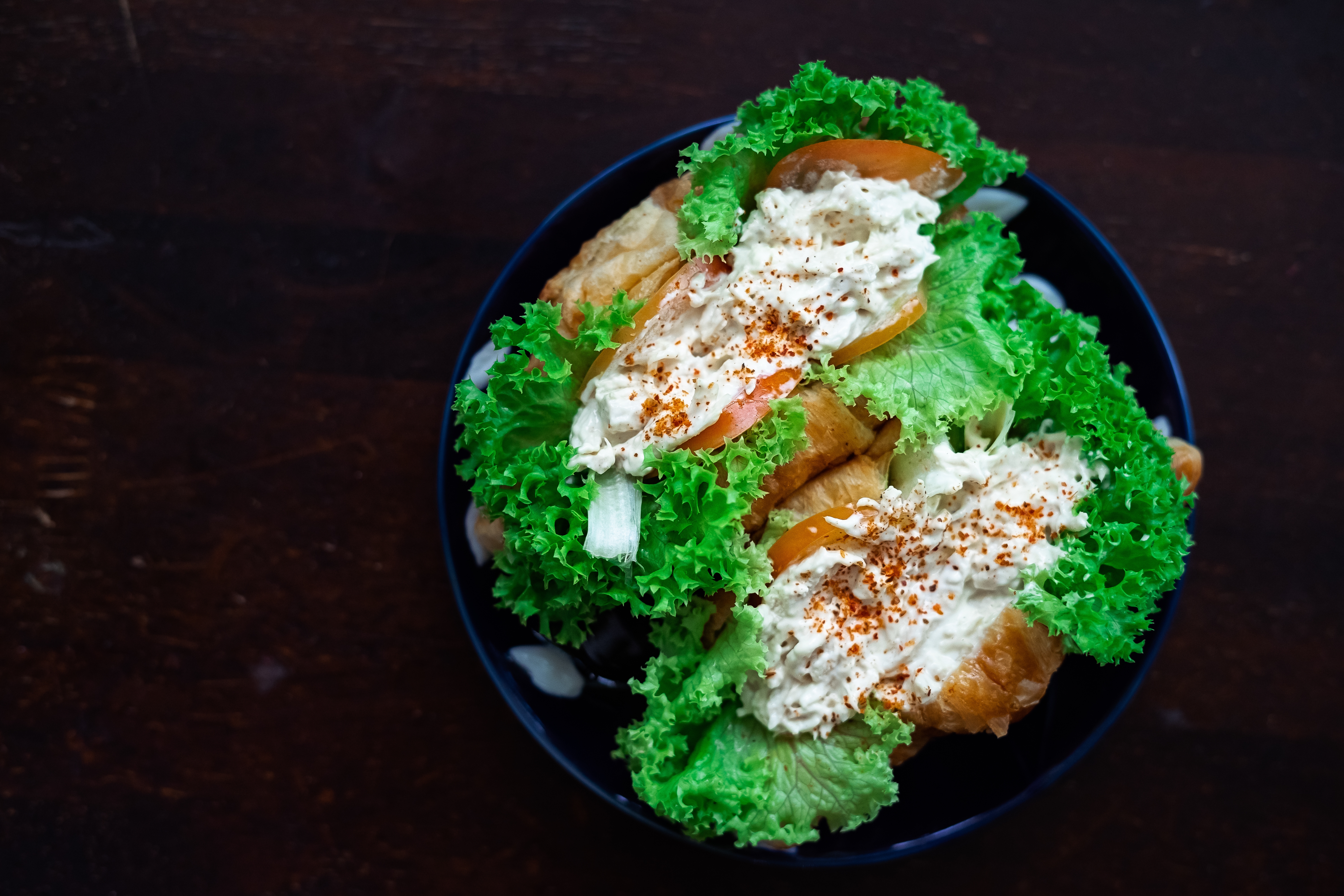 Deconstructed Caesar Salad